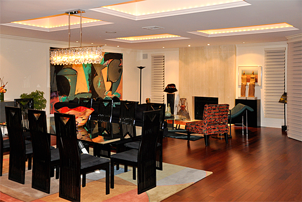 East End Dining Room and Living Area
